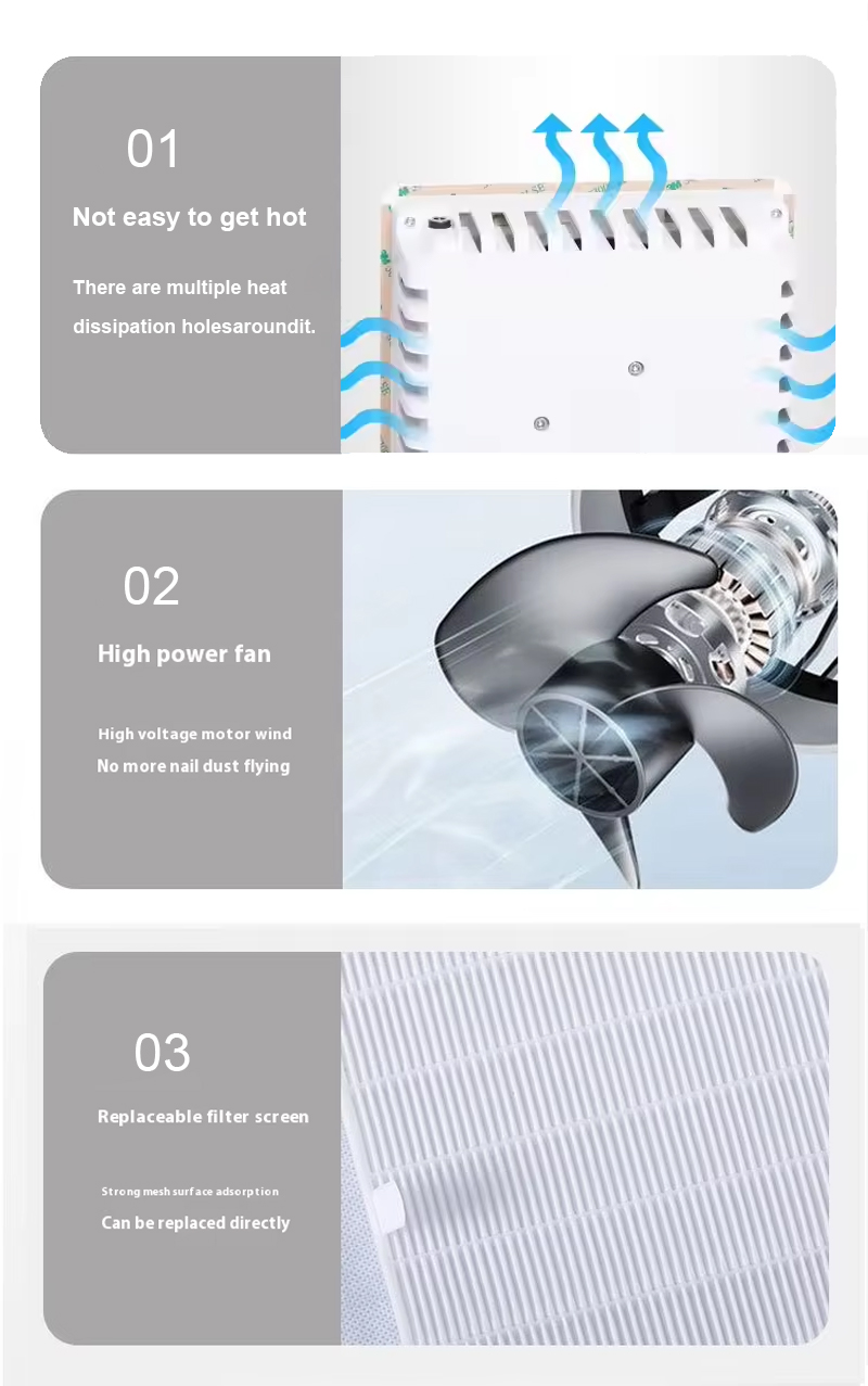 High-Power Dust Collector with Battery