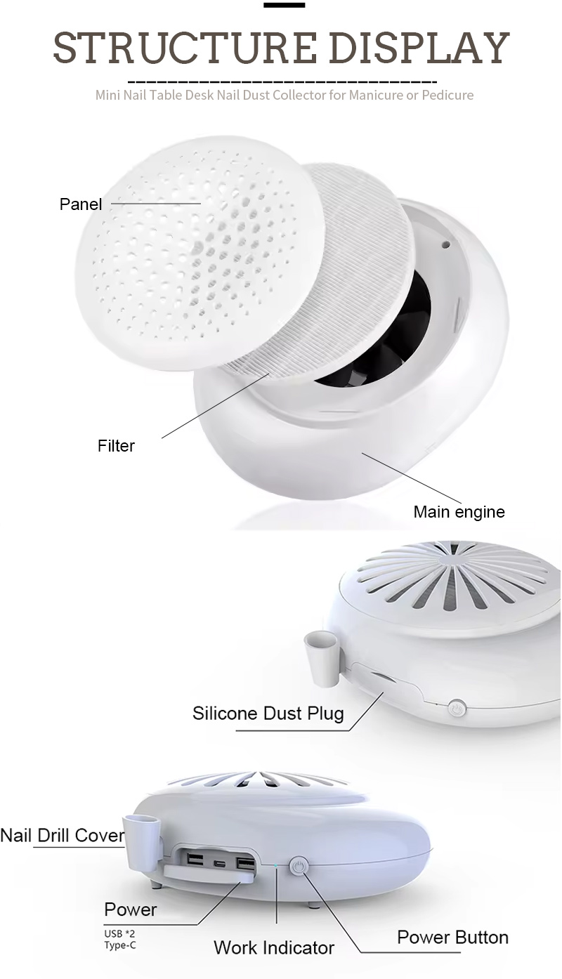 High-Volume Nail Dust Collector