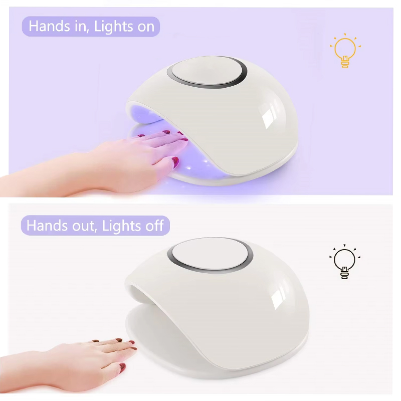 Low-Heat Nail Lamp with 4 Timer Settings