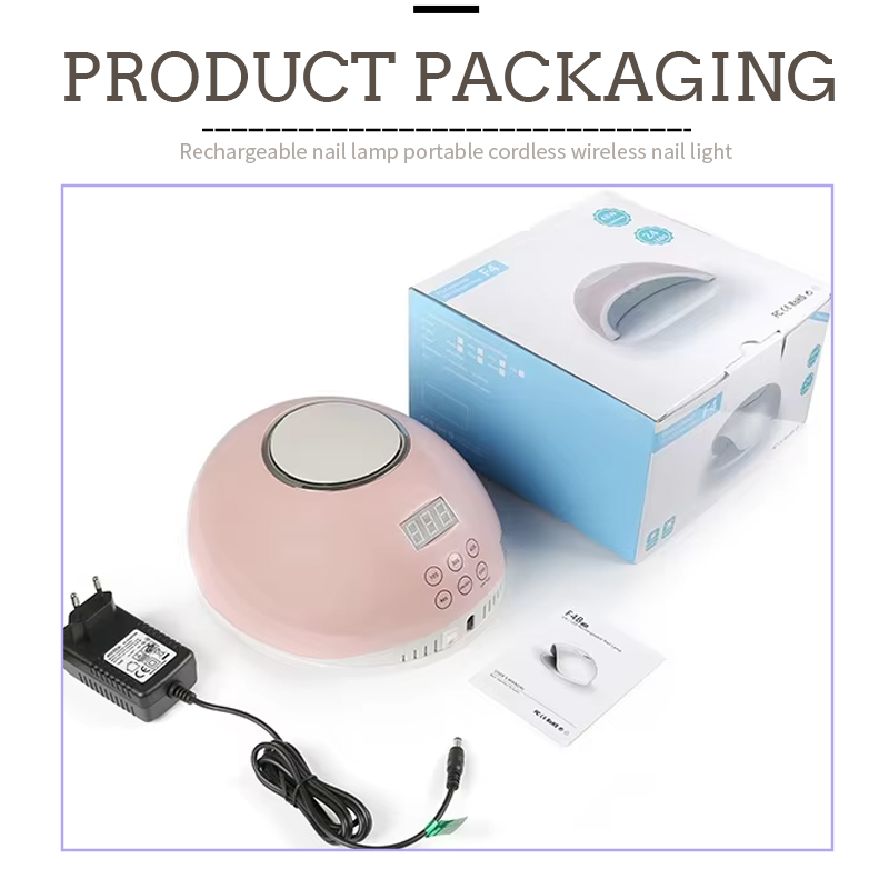 Low-Heat Nail Lamp with 4 Timer Settings