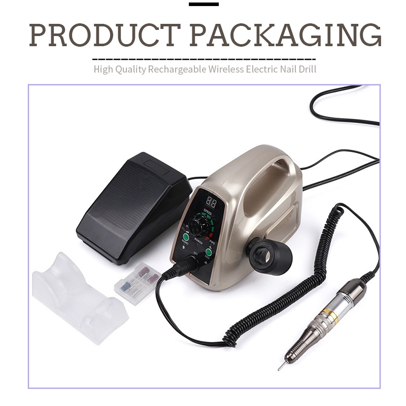 Cordless Rechargeable Nail Grinder Polishing Machine Set