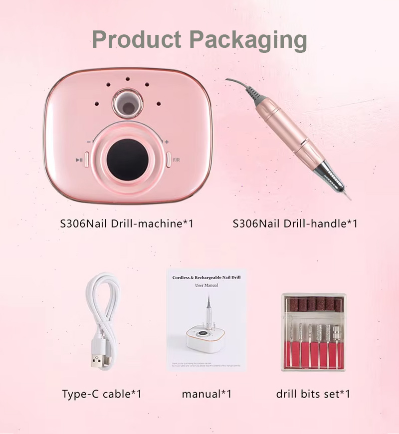 Lightweight Quiet Nail Buffer Manicure Home Device