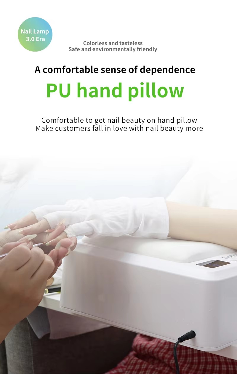 Colorless and tasteless PU hand pillow providing comfortable support during manicure