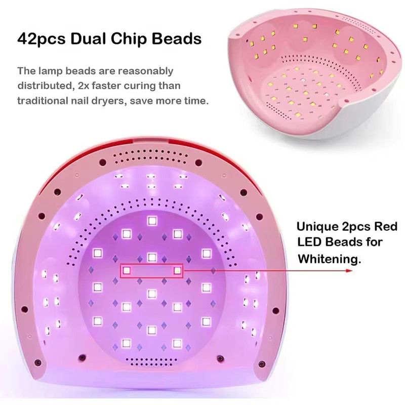 42pcs Dual Chip Beads and Red LED Whitening