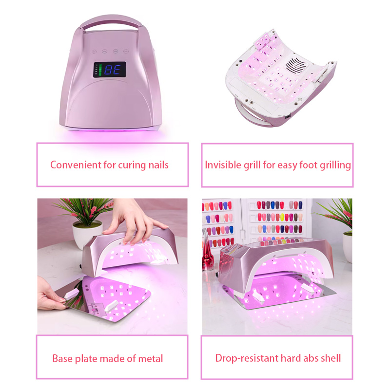 Smart Sensor LED Nail Lamp dimensions and packaging