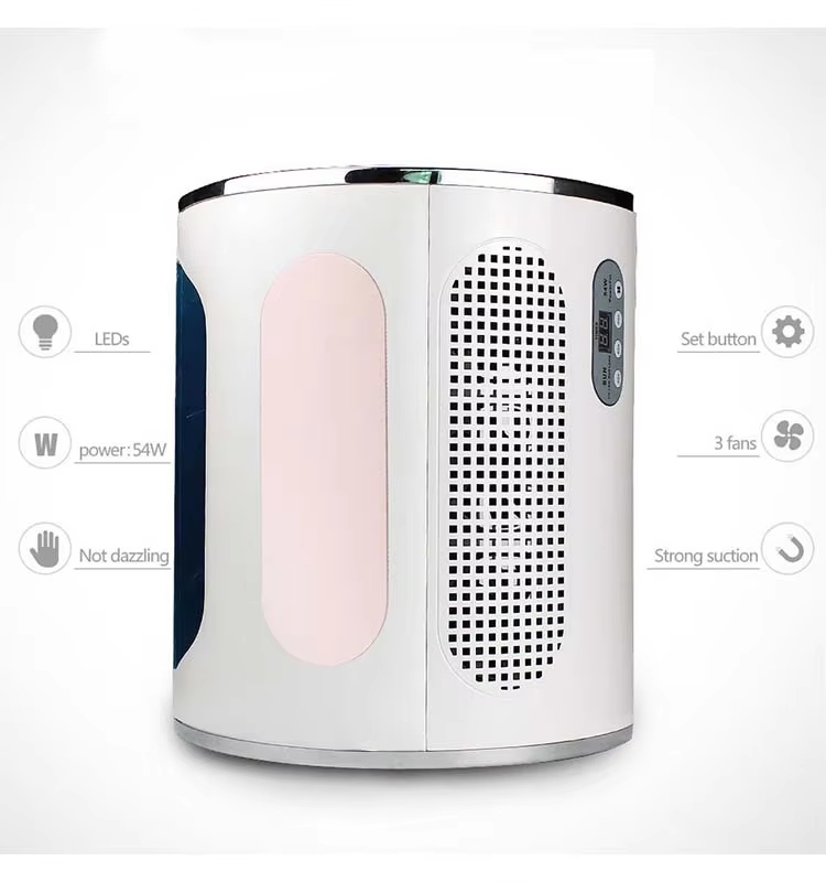 Wireless Nail Lamp details and control panel