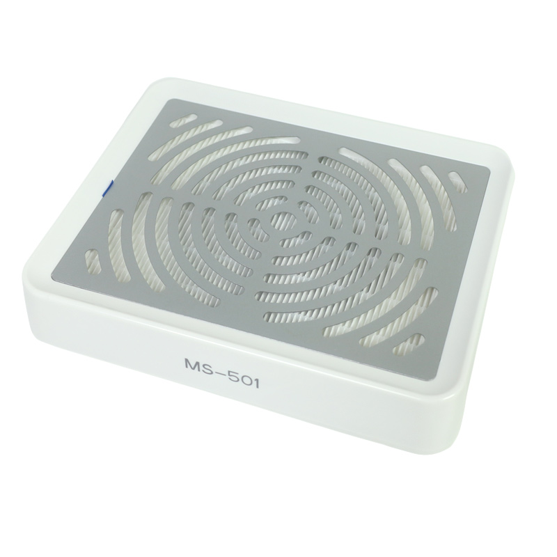 Small dust collector with replaceable square filter mesh