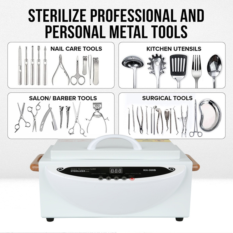 Sterilization cabinets for various metal tools